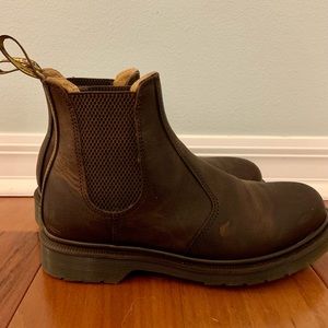 Dr Martens 2976 CRAZY HORSE LEATHER CHELSEA BOOTS SIZE 7 US WOMENS